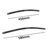 Balais d'essuie-glace de pare-brise adaptés pour Alfa Romeo Brera Coupé (01.2006-12.2010) - balais plat