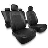 Housses de siège adaptées pour Alfa Romeo 166 I, II, III (1998-2007) - housse siege voiture universelles - couverture siege - PR2