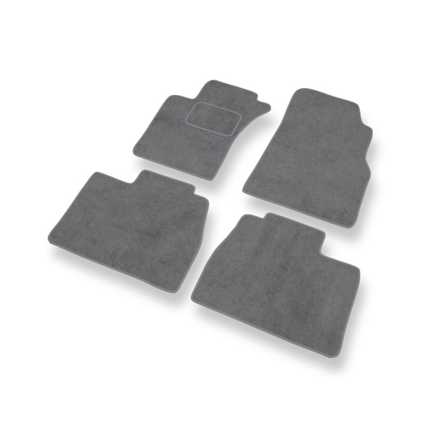 Tapis de Sol Velours adapté pour Mercedes-Benz Classe M W163 SUV (1997-2005) - Premium tapis de voiture - gris