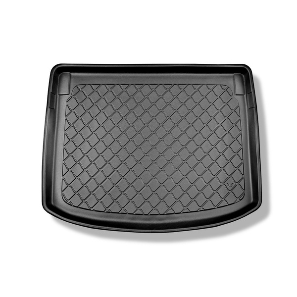 Tapis de coffre adapté pour Volvo V40 II Hayon (07.2012-07.2019) - bac de coffre - protection de coffre voiture - coffre supérieur; pour les voitures avec plancher double