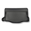 Tapis de coffre adapté pour Honda Jazz IV Hybrid e:HEV Hayon, Crosstar (06.2020-....) - bac de coffre - protection de coffre voiture - avec / sans caisson de graves; possibilité de couper la cavité gauche