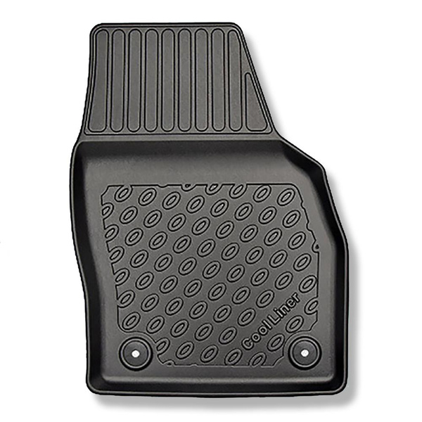 Kit tapis de coffre et tapis de voiture TPE pour: Skoda Kamiq Crossover (09.2019-....) - coffre supérieur;avec plancher multi-fonctions en la position la plus haute;aussi pour la version G-Tec