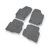 Tapis de Sol Velours adapté pour Seat Cordoba II 6L Berline (2002-2009) - Premium tapis de voiture - gris