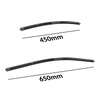 Balais d'essuie-glace de pare-brise adaptés pour Alfa Romeo Stelvio SUV (11.2016-....) - balais plat