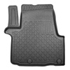 Tapis de sol en TPE adapté pour Renault Trafic III Van (09.2014-....) - version courte et longue; fourgonnette, version véhicule utilitaire et particulier, version particulier - tapis de voiture - noir