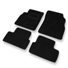 Tapis de Sol Velours adapté pour Chevrolet Cruze (2008-2016) - Premium tapis de voiture - noir