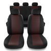 Housses de siège adaptées pour Alfa Romeo MiTo (2008-2018) - housse siege voiture universelles - couverture siege - PF-RD