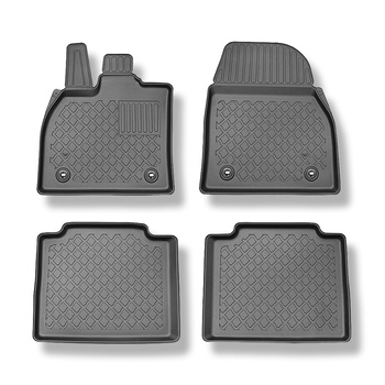 Tapis de sol en TPE adapté pour Toyota bZ4X SUV (07.2022-....) - tapis de voitur