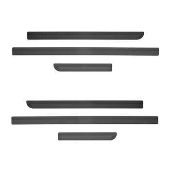 Plaques noires latérales de voiture pour Volkswagen Multivan T5 Van (2004-2015) 