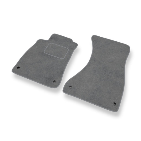 Tapis de Sol Velours adapté pour Audi A4 B9 (2015-....) - Premium tapis de voiture - gris