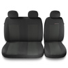 Housses de siège adaptées pour Volkswagen Crafter I, II (2006-2019) - housse siege voiture universelles - couverture siege - BE-1