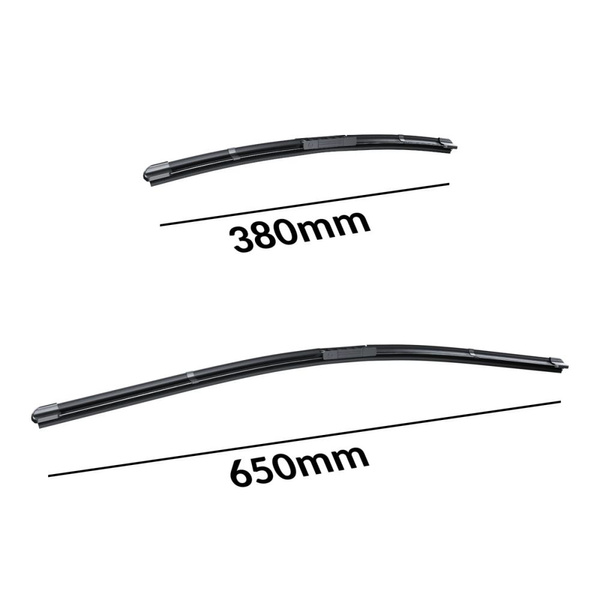 Balais d'essuie-glace de pare-brise adaptés pour Ford Fiesta VII Hayon (07.2008-11.2012) - balais plat