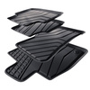 Tapis de sol en TPE adapté pour Volkswagen Golf Sportsvan Monospace (2014-2020) - tapis de voiture - noir