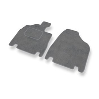 Tapis de Sol Velours adapté pour Kia Carnival II (2006-2010) - Premium tapis de voiture - gris