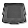 Tapis de coffre adapté pour Ford Mondeo IV Berline (09.2007-12.2014) - bac de coffre - protection de coffre voiture - avec roue de secours taille normale