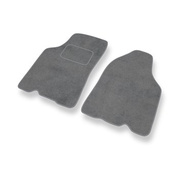 Tapis de Sol Velours adapté pour Kia Shuma II (2001-2005) - Premium tapis de voiture - gris