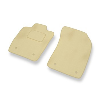 Tapis de Sol Velours adapté pour Audi A1 I 8X (2010-2018) - Premium tapis de voiture - beige