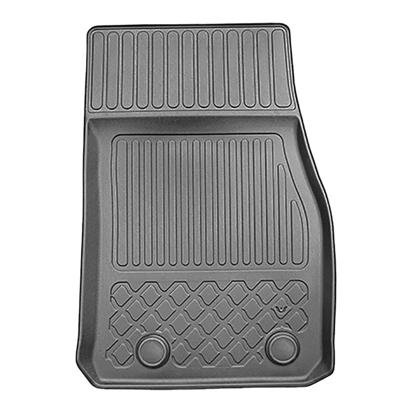 Tapis de sol en TPE adapté pour BMW 4 F36 Gran Coupé (07.2014-10.2021) - sans X-drive - tapis de voiture - noir