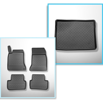 Kit tapis de coffre et tapis de voiture TPE pour: Mercedes-Benz Classe B W246, W