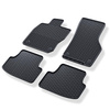 Tapis de sol en caoutchouc adapté pour Audi A3 8Y Berline (2020-....) - tapis de voiture - noir - 4 pcs.