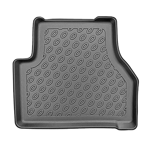 Tapis de sol en TPE adapté pour Volkswagen Caddy V Break (11.2020-....) - 5 ou 7 sièges; sans la troisième rangée de sièges - tapis de voiture - noir