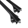 Barres de toit en aluminium adapté pour Lexus RX L SUV (2018-2022) - Porte-Bagages de Voiture noir - rails intégrés