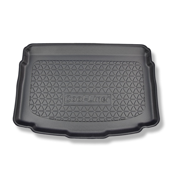 Tapis de coffre adapté pour Volkswagen T-Roc SUV (12.2017-....) - bac de coffre - protection de coffre voiture - coffre inférieur; plancher amovible en la position la plus basse
