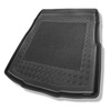 Tapis de coffre adapté pour Volkswagen Passat B8 Berline (12.2014-12.2021) - bac de coffre - protection de coffre voiture - coffre supérieur ; avec roue de secours taille normale