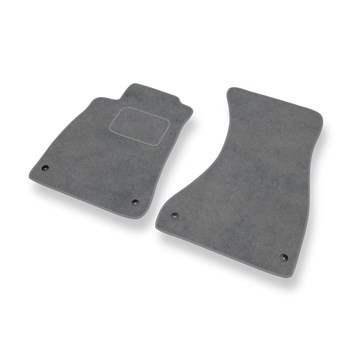 Tapis de Sol Velours adapté pour Audi A4 B9 (2015-2024) - Premium tapis de voiture - gris