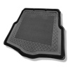 Tapis de coffre adapté pour Alfa Romeo 159 Sportwagon (09.2005-2011) - bac de coffre - protection de coffre voiture - plancher élevé du coffre ; coffre avec insert en mousse sous le plancher du coffre