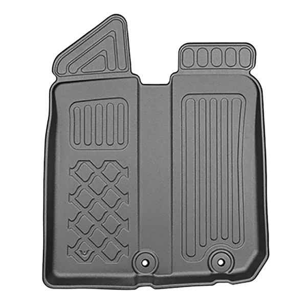 Tapis de sol en TPE adapté pour Dacia Spring BBG SUV (03.2021-2024) - tapis de voiture - noir