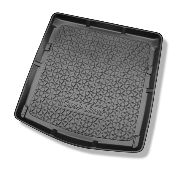 Tapis de coffre adapté pour Audi A4 B8 Berline (01.2008-10.2015) - bac de coffre - protection de coffre voiture - aussi pour la version Quattro