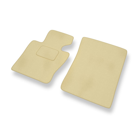 Tapis de Sol Velours adapté pour BMW X3 I E83 (2000-2010) - Premium tapis de voiture - beige