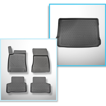 Kit tapis de coffre et tapis de voiture TPE pour: Mercedes-Benz GLA H247 SUV (12