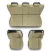 Housses de siège adaptées pour Alfa Romeo 156 I, II (1997-2007) - housse siege voiture universelles - couverture siege - PG-3