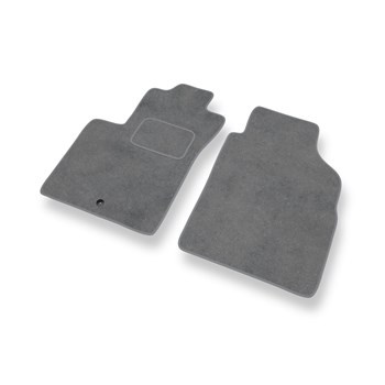 Tapis de Sol Velours adapté pour Fiat 500 (2007-2012) - Premium tapis de voiture - gris