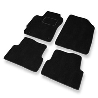Tapis de Sol Velours adapté pour Chevrolet Aveo II T300 (2011-2020) - Premium tapis de voiture - noir