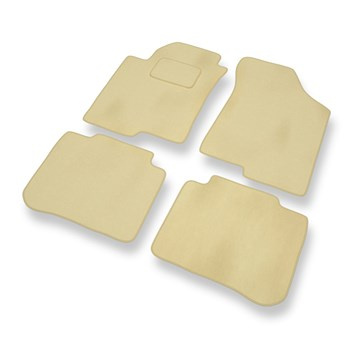 Tapis de Sol Velours adapté pour Kia Cerato I Berline (2003-2008) - Premium tapi