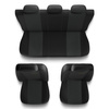 Housses de siège adaptées pour Audi Q7 I, II (2005-....) - housse siege voiture universelles - couverture siege - X.R-G1