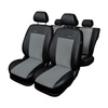Housses de siège sur mesure adaptées pour Citroen C3 III Hayon (2016-2023) - housse siege voiture - couverture siege - szary
