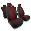 Housses de siège adaptées pour BMW X2 F39, U10 (2017-....) - housse siege voiture universelles - couverture siege - S-RD