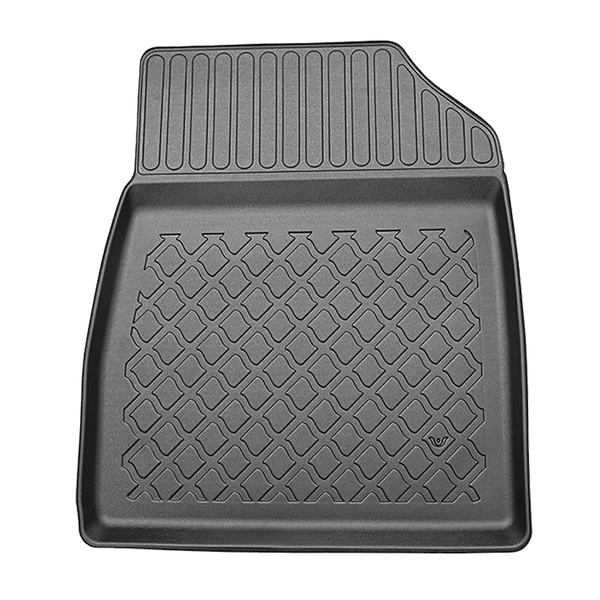 Tapis de sol en TPE adapté pour Nissan Townstar Break, Van (01.2022-....) - empattement court et long; pas pour la version électrique - tapis de voiture - noir