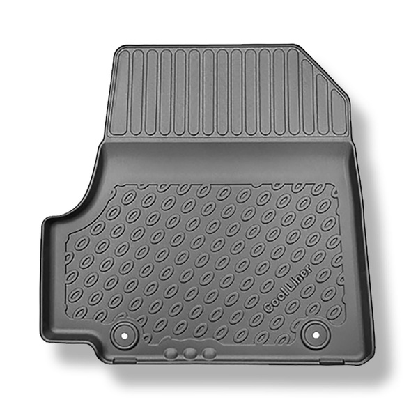 Tapis de sol en TPE adapté pour Hyundai Ioniq 5 CUV (06.2021-....) - tapis de voiture - noir