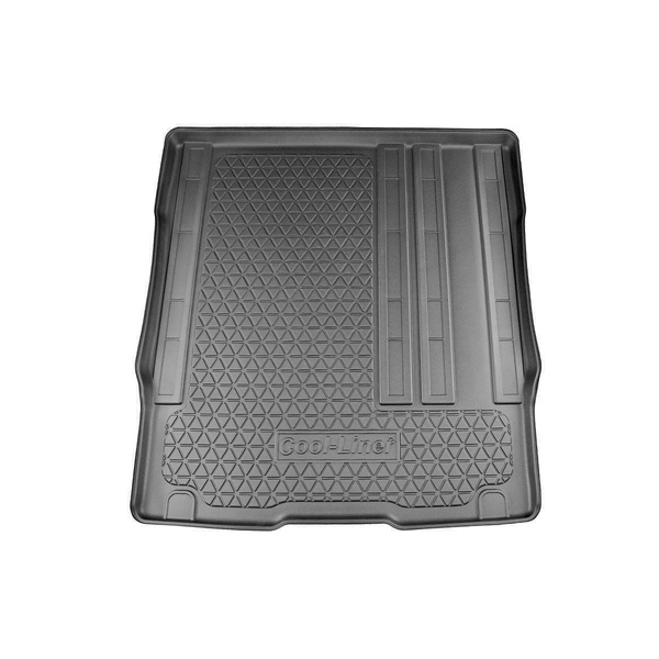 Tapis de coffre adapté pour Citroen SpaceTourer Van (01.2016-....) - bac de coffre - protection de coffre voiture - derriere 2e rangée de sieges; sièges sur rails; empattement court