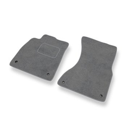 Tapis de Sol Velours adapté pour Audi A7 I 4G Sportback (2010-2017) - Premium tapis de voiture - gris
