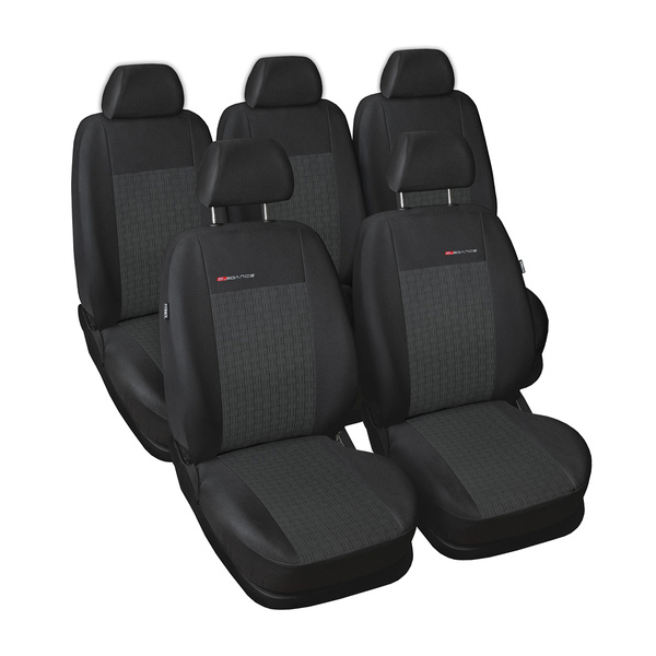 Housses de siège sur mesure adaptées pour Citroen Berlingo II XTR Van (2008-2018) deuxième rangée - 3x1 - housse siege voiture - couverture siege - E1