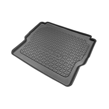 Tapis de coffre adapté pour Ligier M. Go IV SUV (04.2017-....) - bac de coffre - protection de coffre voiture - 2/4 places; 2e rangée de sieges démontée