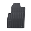 Tapis de sol en caoutchouc adapté pour Opel Astra J Hayon, Berline, Sports Tourer (2009-2019) - tapis de voiture - noir - 4 pcs.