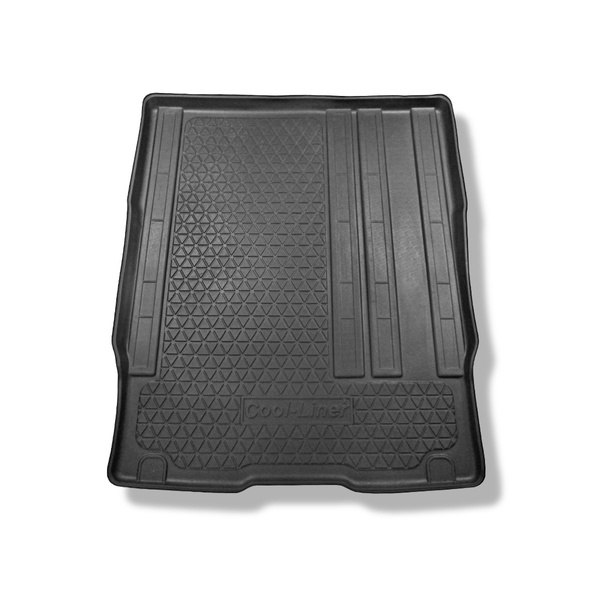 Tapis de coffre adapté pour Citroen SpaceTourer Van (01.2016-....) - bac de coffre - protection de coffre voiture - derriere 2e rangée de sieges; empattement long