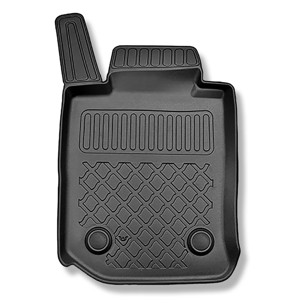 Tapis de sol en TPE adapté pour BMW 3 G20, G21, G80 Touring, Berline (03.2019-....) - aussi pour la version hybride - tapis de voiture - noir